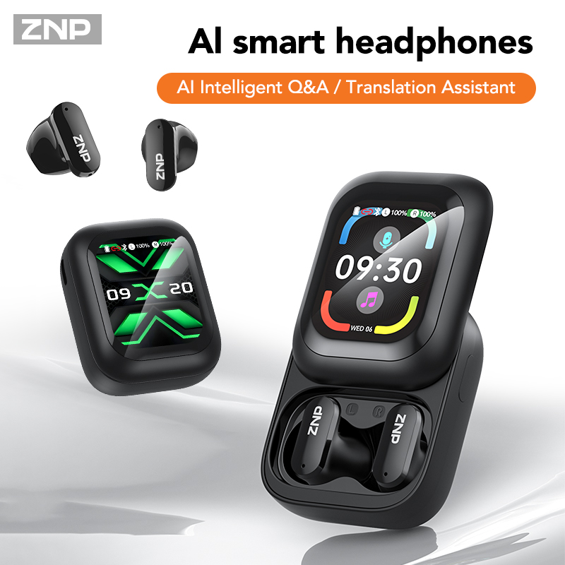 Headphones Wireless - ZNP N04 TWS draadloze oordopjes met