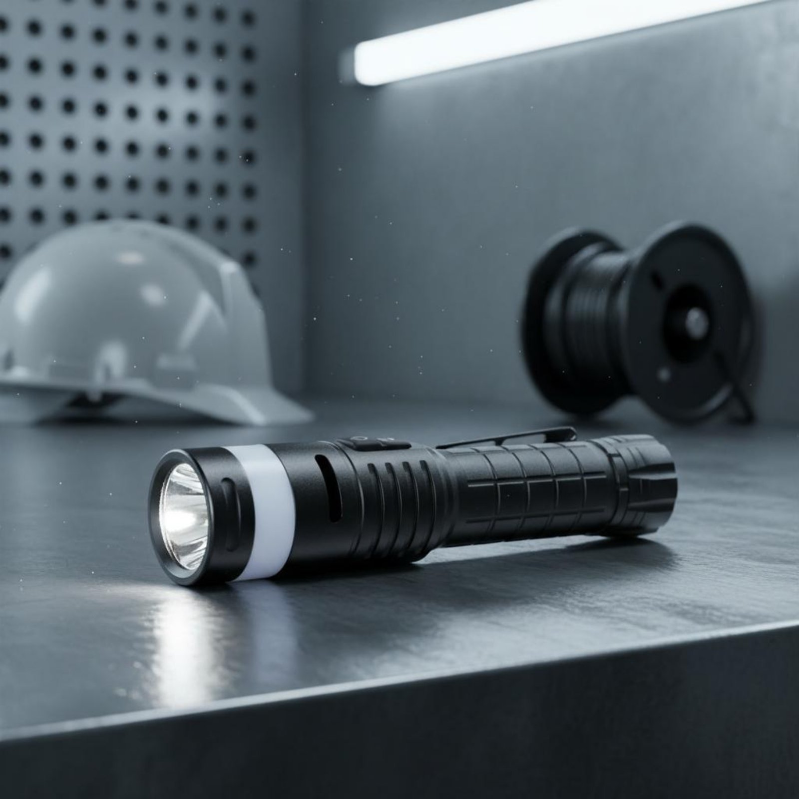 Power Bank - Multifunctionele zaklamp Explosiebestendig Aluminium LED-zaklamp Handlamp