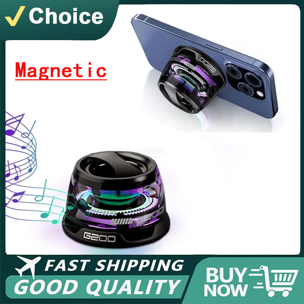 Phone Holder - Draagbare Bluetooth-luidspreker G200 RGB-verlichting Magnetische luidspreker