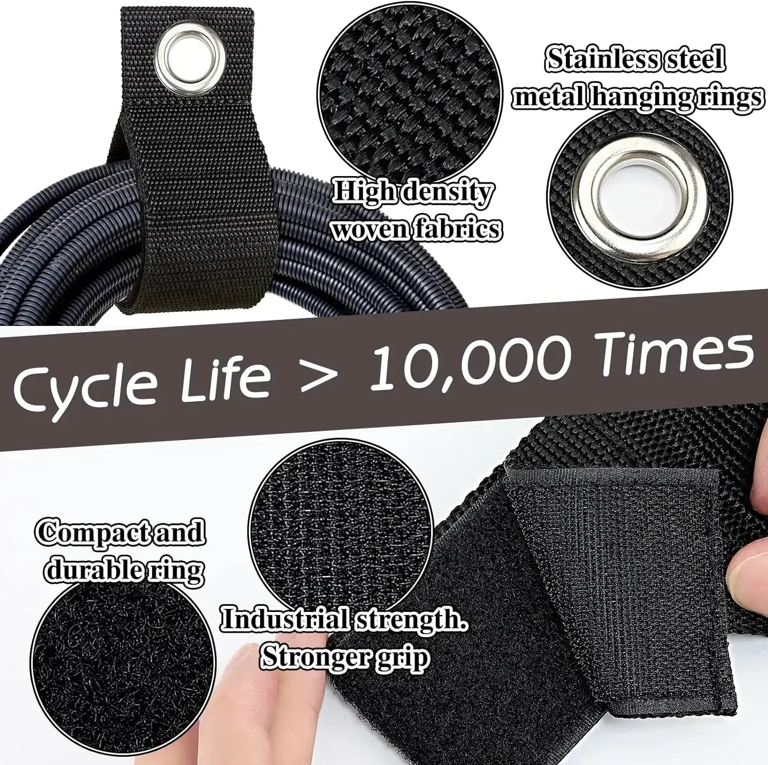 Stevige opbergriemen, herbruik - Cable Organizer recensie en prijs