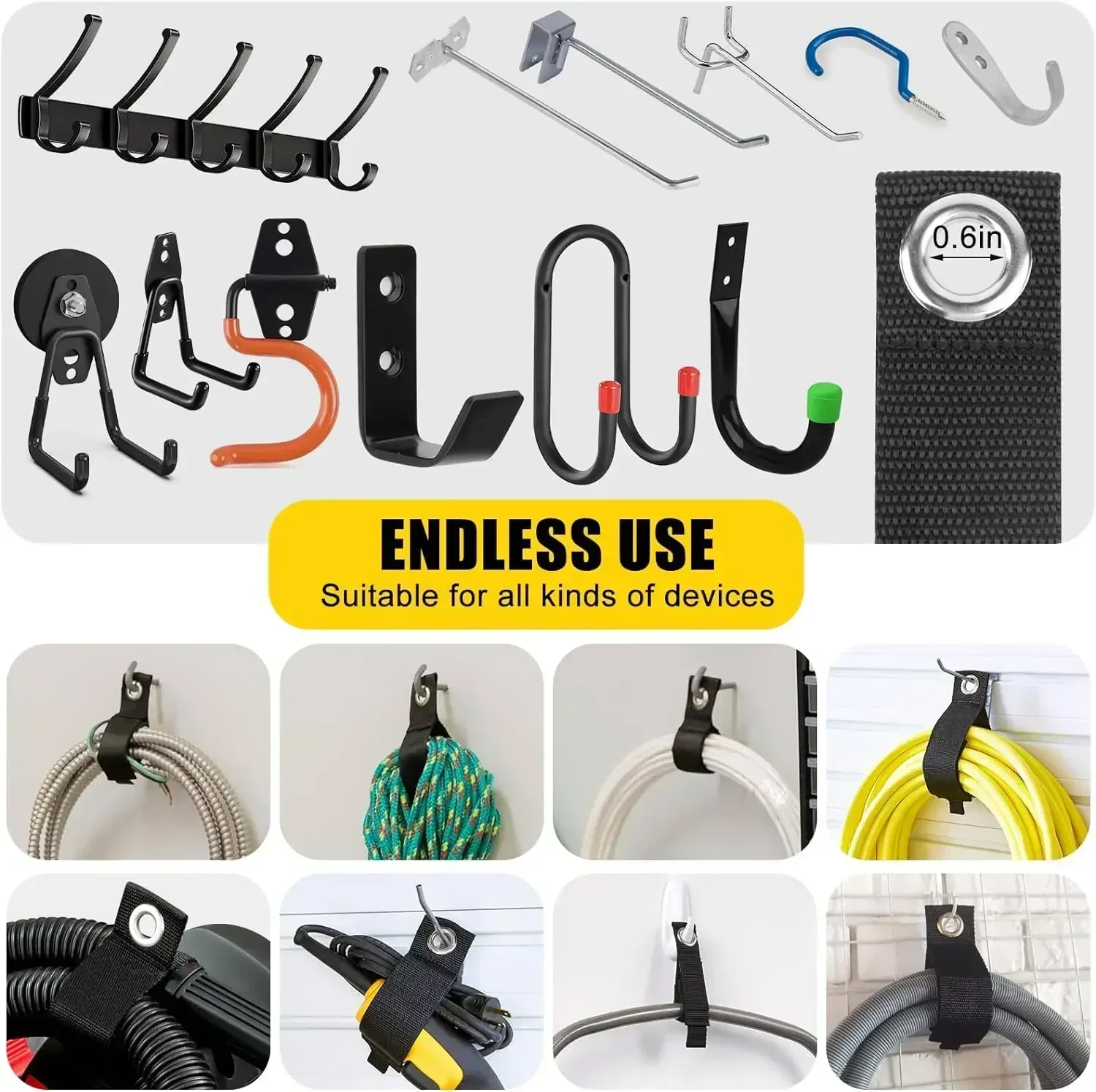 Stevige opbergriemen, herbruik - Cable Organizer recensie en prijs