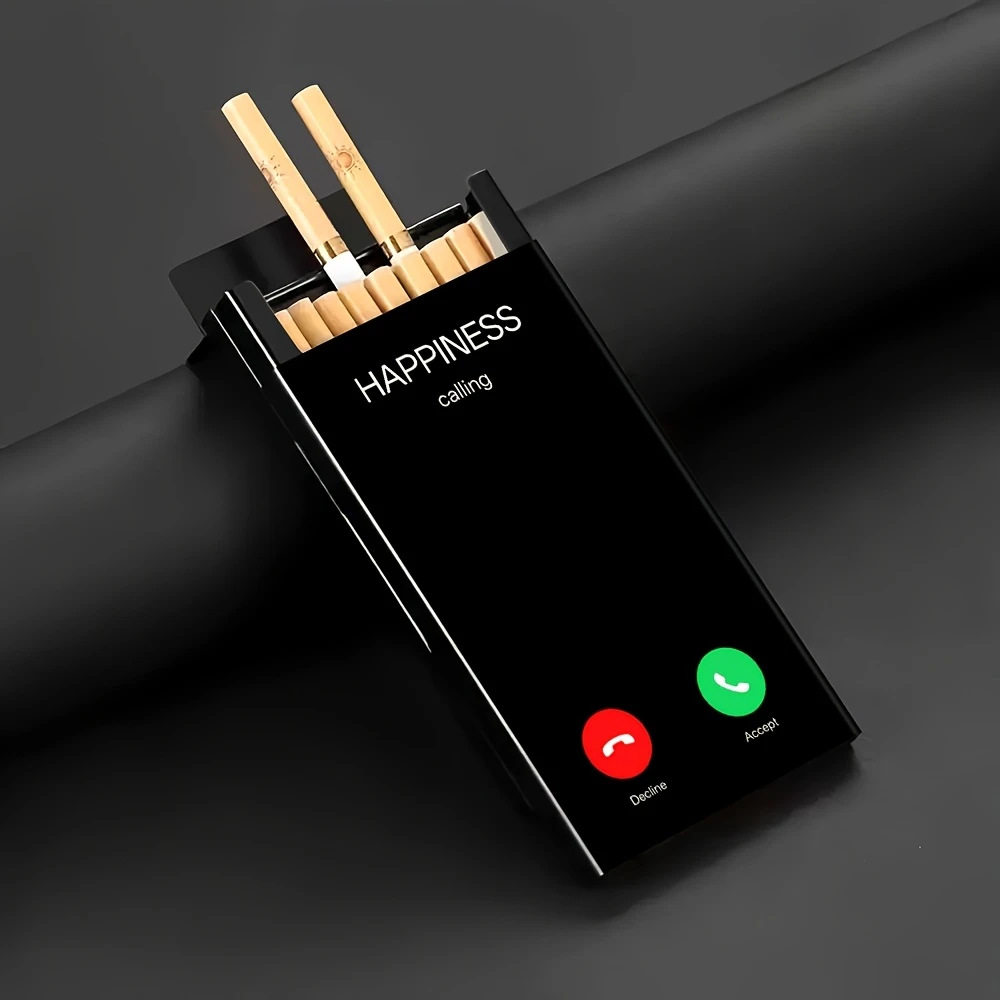 Slank metalen sigarettenetui m - Phone Holder recensie en prijs