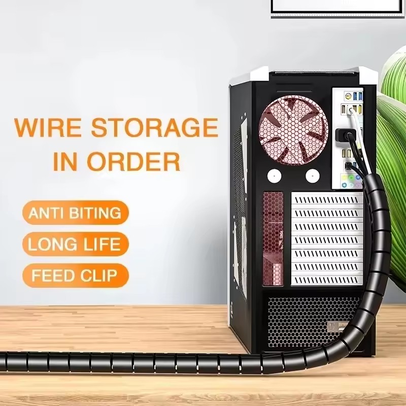 2M/1M Flexibele spiraalkabelbe - Cable Organizer recensie en prijs
