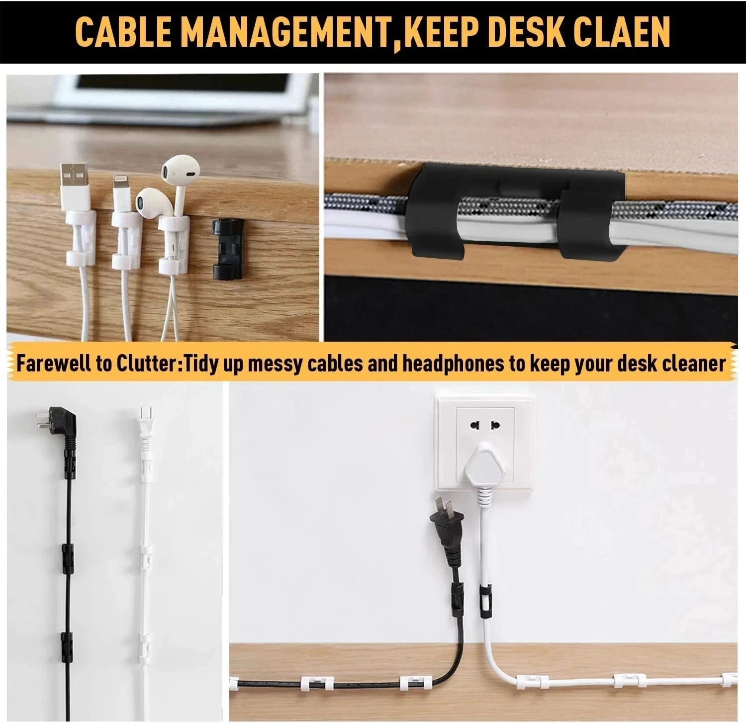 Kleine kabelorganizerclips, dr - Cable Organizer recensie en prijs