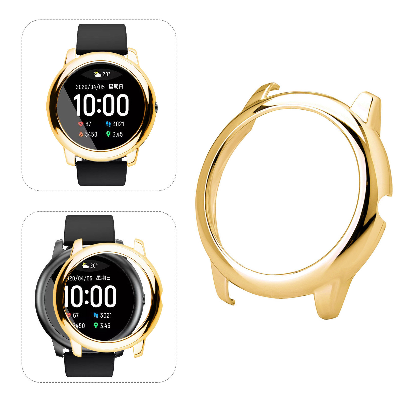 1 stuks elegante metalen besch - Smart Watch recensie en prijs